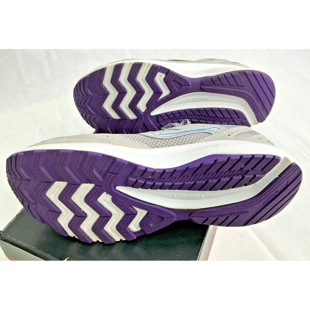 Saucony Cohesion 15 Women Running Shoe Smoke Grape Pop S10701-25 Size 11 NEW